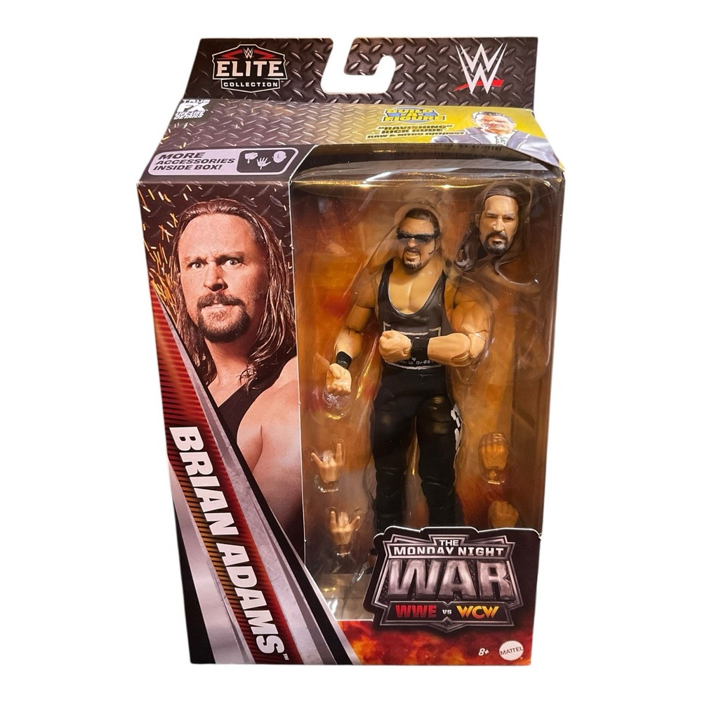 WWE Monday Night Wars Series 11 Brian Adam's Action Figure Rick Rude BAF In Hand